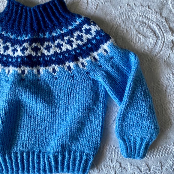 Vintage Hand Knit 2T Sweater - Picture 5 of 7